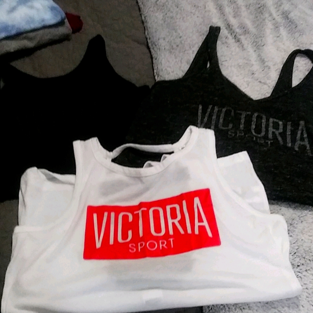 3 Victoria Secret Sport tank tops